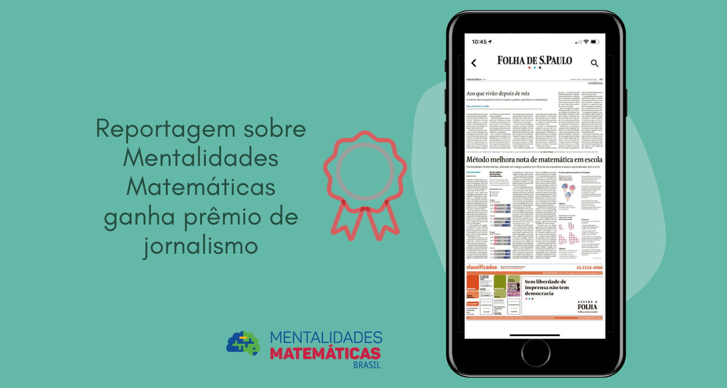 Reportagem sobre Mentalidades Matemáticas ganha prêmio de jornalismo|||