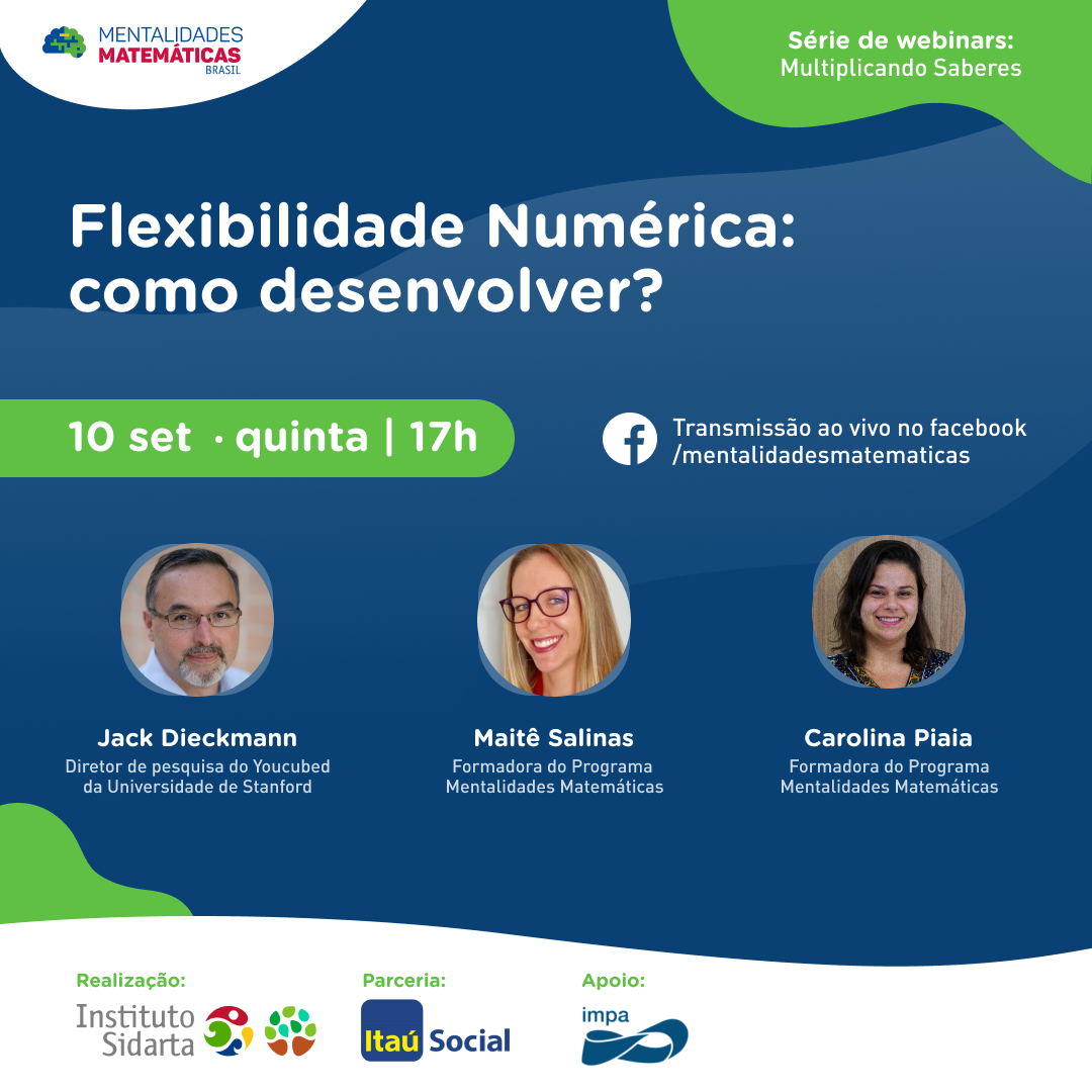 Flexibilidade numérica é tema de webinar do Instituto Sidarta|