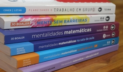 Livros alinhados com a abordagem Mentalidades Matemáticas