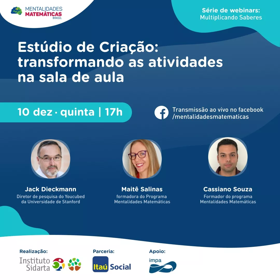 ➔ Webinar l Estúdio de Criação: transformando as atividades na sala de aula​